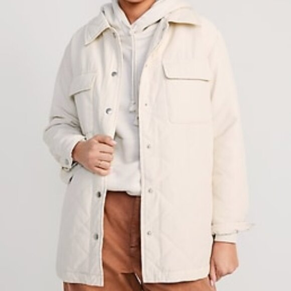 NWT - Old Navy Quilted Shacket - Picture 1 of 3